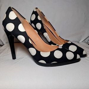Polka Dot Pumps - Never Been Worn! Size 7.5 Heel 4.25"